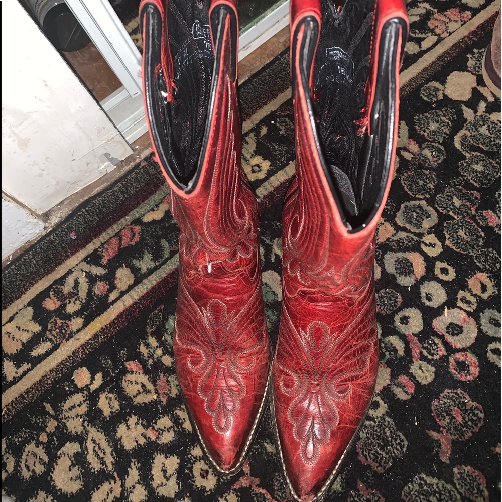 Red Cowgirl boots